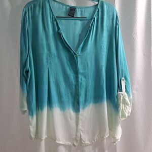 Casual Studio size L turquoise shirt